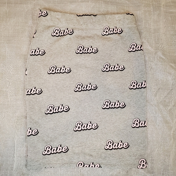 Forever 21 Babe Skirt, Gray, Medium - Picture 4 of 8